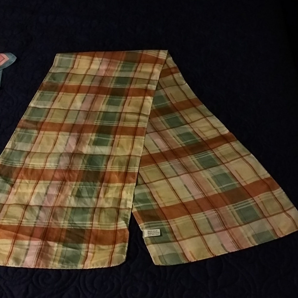 3 silk scarves